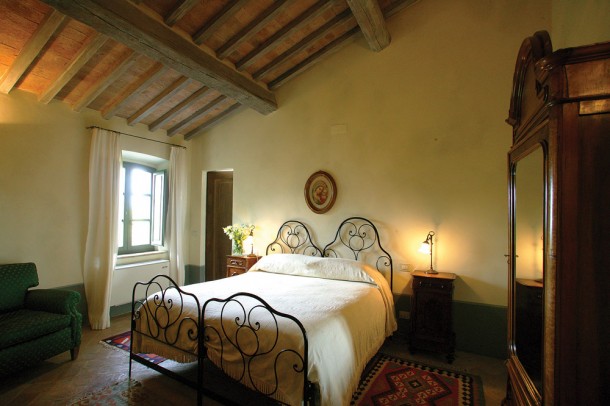 Charming Bedroom on Tuscan Farm