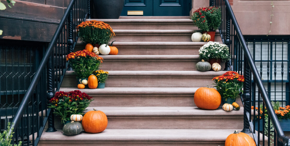 Őszi díszben pompázó bejárat – 3 bámulatos dekorációs ötlet