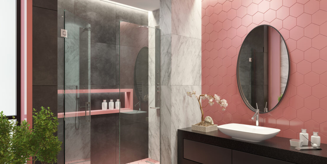 Rózsaszín fürdőszoba inspirációk: nem mindennapi szín a nem mindennapi eredményért